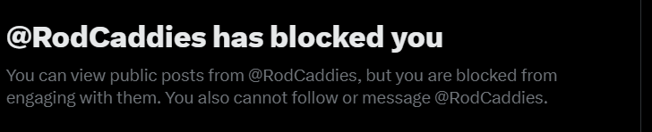 One way for him to avoid accountability is making sure he can't see the questions asked.