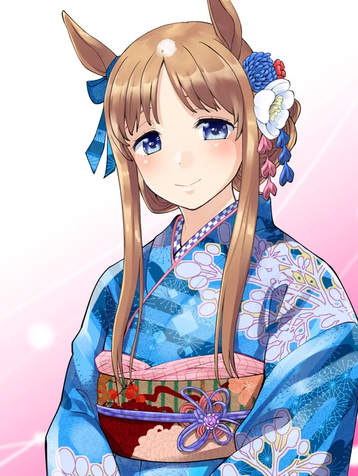 ついに来た!!!この絵を描いたときは、2022年のお正月でした。やっと来たねグラスちゃん!おめでとう───!!!#ウマ娘 #グラスワンダー 