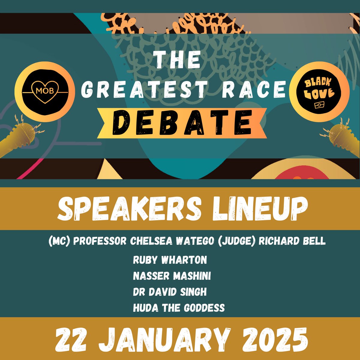 Join our pre-event for the ➡️ Greatest Race Debate 🗣️ ever to hit Magandjin 2025!
QUT’s Carumba Institute is hosting an event titled “The Greatest Race Debate,” which will take place before the two-day National Anti-Racism Symposium. 

GET TICKETS NOW TICKETS LINK IN BIO ⬆️