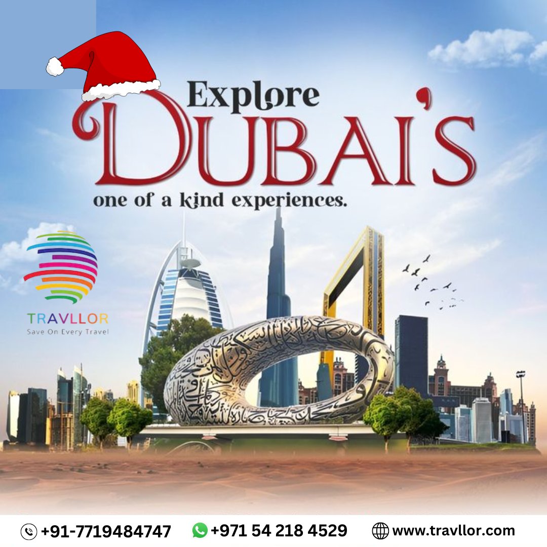 travllor's tweet photo. Discover Dubai with Travllor – Save on Every Travel.
With Travllor, every travel is an opportunity to save and explore more. Book your Dubai tour now.
#dubai #travllor #christmas #tour #Subscription https://t.co/aOF5Z0PRCj
