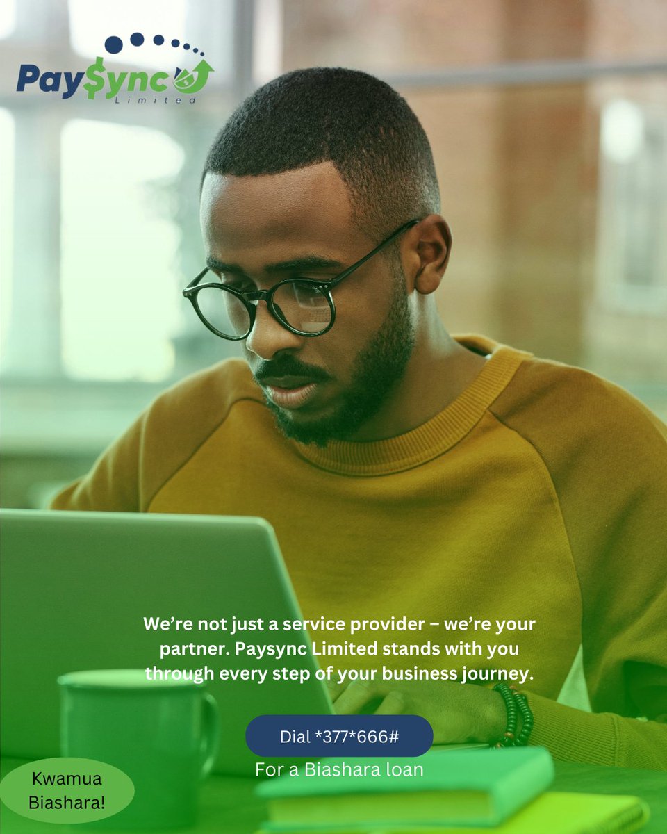 PaysyncKE's tweet photo. Looking for a reliable partner to support your business? We are here for you! Call 0709228999 to get started.
#businessgrowth #paysync https://t.co/H97YcPrWPd