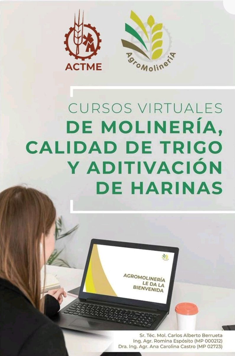 Plan de #Formación #ACTME con #agromolineria. Nuevos cursos para mejorar la capacidad técnica de los profesionales de la #molineria. #trigo,  #harina, #calidad, #pan. actme.es