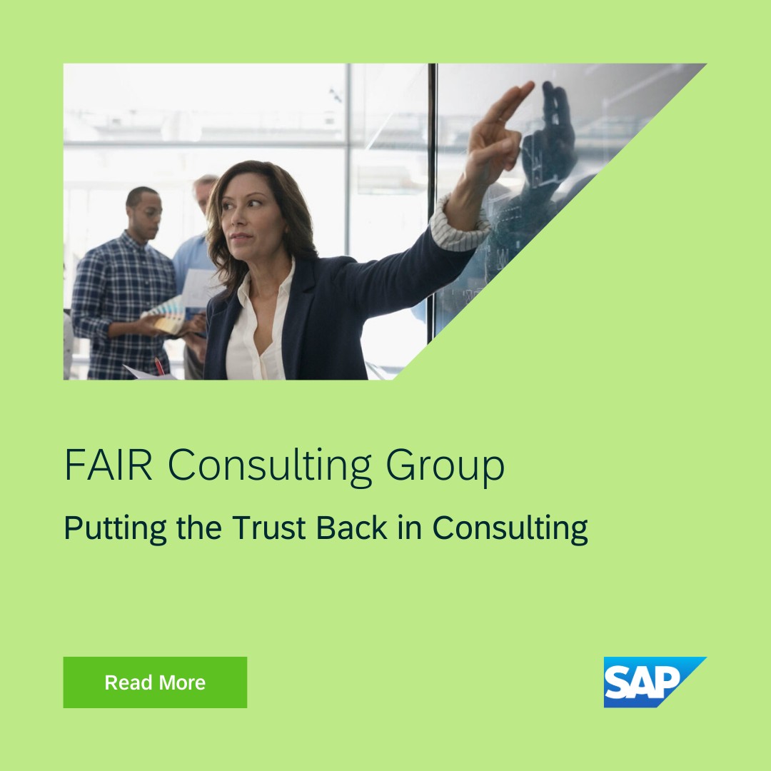 FAIR Consulting Group, focuses on delivering SAP customer experience solutions built on trust, integrity, and transparency. By prioritizing employee and customer satisfaction, they foster lasting relationships and long-term value. imsap.co/6013QxTkB
