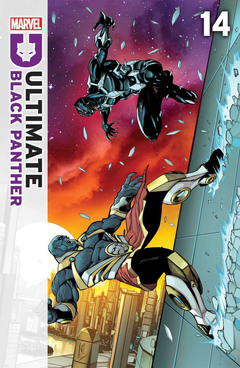 FANTASTICF4UR's tweet photo. غلاف العدد 14 من سلسلة Ultimate Black Panther (2024) القادم بتاريخ 19 مارس.
• سنرى في العدد شرير جديد يهدد دولة Wakanda والذي تم وصفه على أنه روح عتيقة، وسوف نرى ال Sorcerer Supreme تحاول ردعه.
-من كتابة: #BryanHill
-ورسم: #StefanoCaselli
ْ
#MarvelComics #UltimateUniverse https://t.co/sXQ54FYI3z