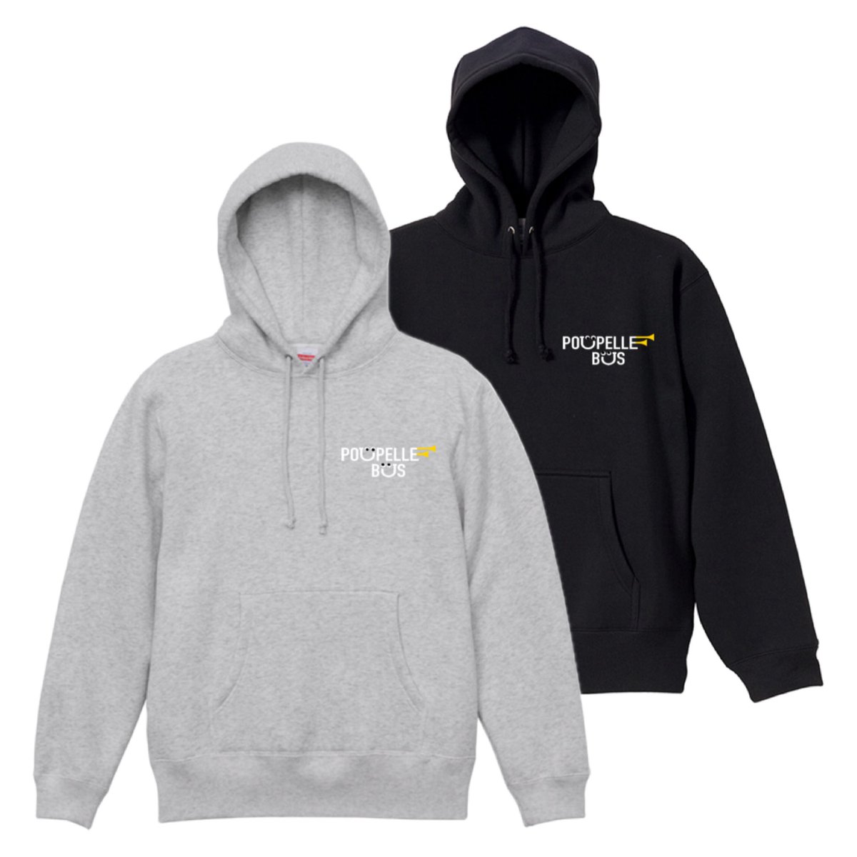 13人の方が応援パーカー買ってださったー！

よっしゃー！！

パーカーの販売期間は12月25日(水)までとなっていますので、引き続きよろしくお願いしますm(_ _)m

◾️フード、手首にロゴプリント poupellebus.thebase.in/items/95573390  

◾️胸元ワンポイント poupellebus.thebase.in/items/95079048