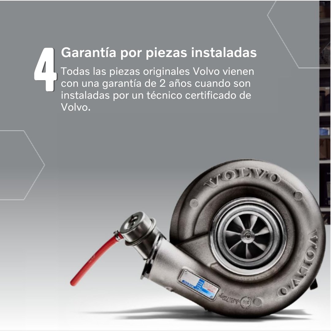 Cuando eliges repuestos genuinos #Volvo, garantizas: durabilidad y calidad, ahorro a largo plazo y un respaldo global.

Nuestra red de distribución de repuestos originales Volvo a nivel mundial, asegura disponibilidad inmediata para mantener tu flota en constante movimiento.