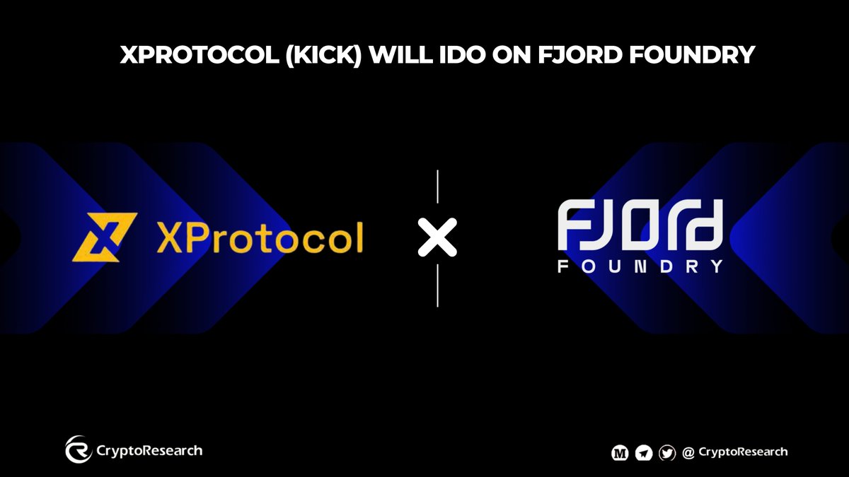 CryptoResearch (@cryptorresearch) on Twitter photo ‼️<a href="/xprotocol_org/">XProtocol.org | Xardian Nodes</a> ($KICK) will IDO on <a href="/FjordFoundry/">Fjord Foundry</a>
📅 Period: 19 Dec 12 PM UTC - 23 Dec 10 AM UTC
💰 Price: $0.00875 per $KICK
💎 TGE: 100%
🔗Sale details: app.fjordfoundry.com/token-sales/0x… ‼️<a href="/xprotocol_org/">XProtocol.org | Xardian Nodes</a> ($KICK) will IDO on <a href="/FjordFoundry/">Fjord Foundry</a>
📅 Period: 19 Dec 12 PM UTC - 23 Dec 10 AM UTC
💰 Price: $0.00875 per $KICK
💎 TGE: 100%
🔗Sale details: app.fjordfoundry.com/token-sales/0x…