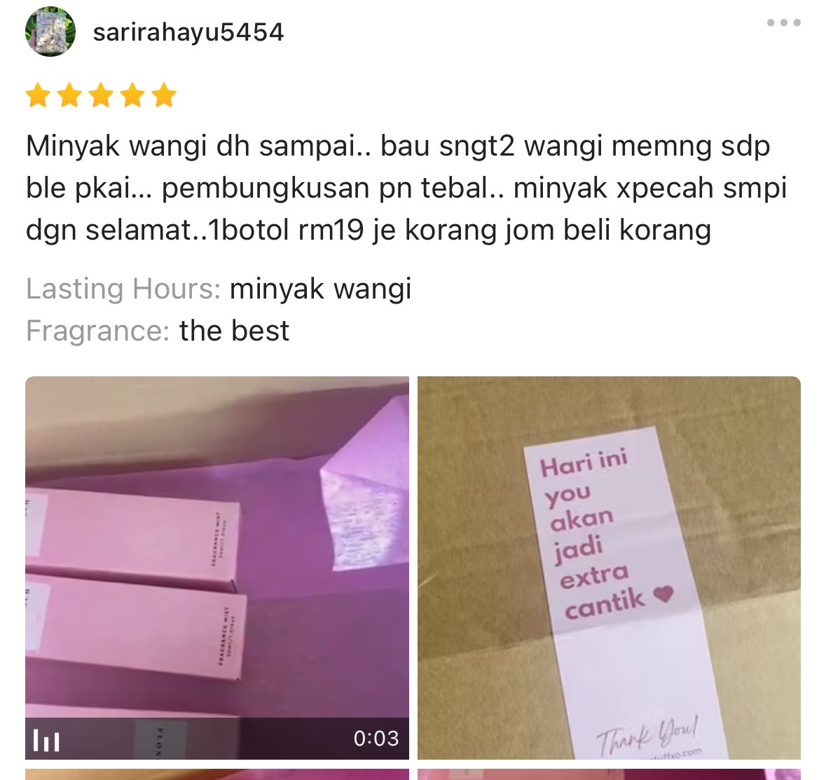 Kalau borong banyak macam ni maksudnya best la kan?? Review pun semua menarik! 😍

my.shp.ee/codjRJZ