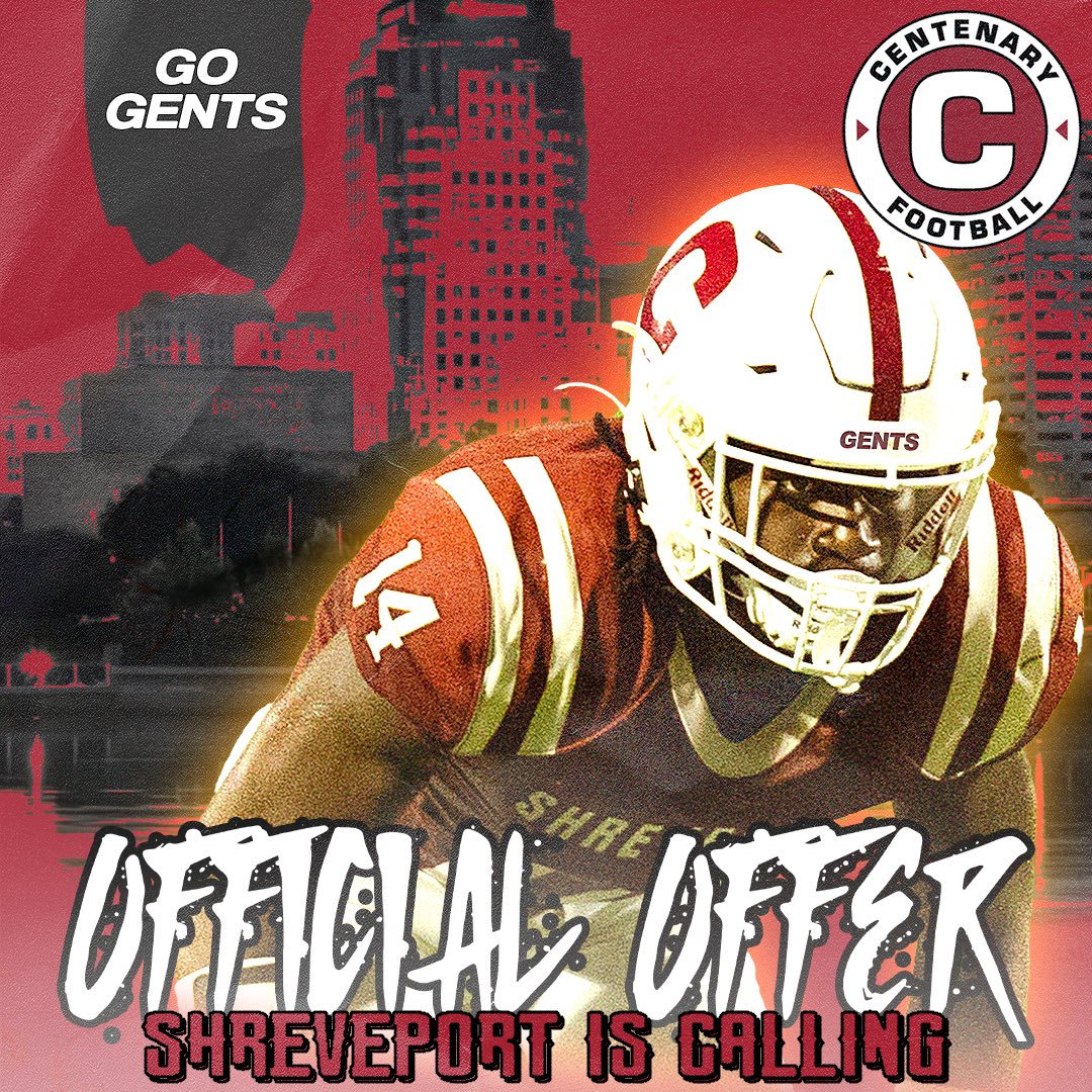 ColtenSharp99's tweet photo. Blessed to receive an offer from Centenary College! Thank you @CoachBrown_ @Gents_Football https://t.co/PFN6iu5Mtl