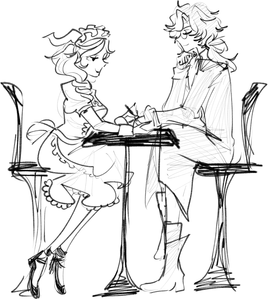 annsuzun's tweet photo. she is painting his nails omgd https://t.co/DJAGy9l4b8