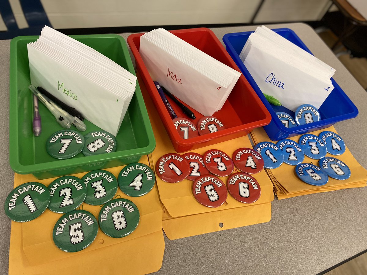 Amanda Graves (@themerrylibrary) on Twitter photo When you’re running a “Holidays Around the World” breakout with 3 social studies classes at once (4 times!), it’s not chaos—it’s color-coded chaos. Add button-maker Team Captain buttons, and suddenly, it’s an international adventure and a fashion statement. <a href="/breakoutEDU/">Breakout EDU</a> When you’re running a “Holidays Around the World” breakout with 3 social studies classes at once (4 times!), it’s not chaos—it’s color-coded chaos. Add button-maker Team Captain buttons, and suddenly, it’s an international adventure and a fashion statement. <a href="/breakoutEDU/">Breakout EDU</a>