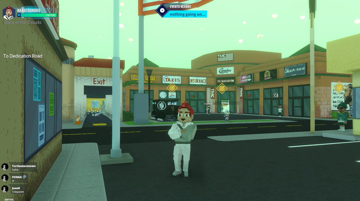 Hanging out at the TMC Parking Lot in Crenshaw  register-landings.sandbox.game/alphaseason4-s… #TheSandbox #AlphaSeason4 #AS4SocialChallenge