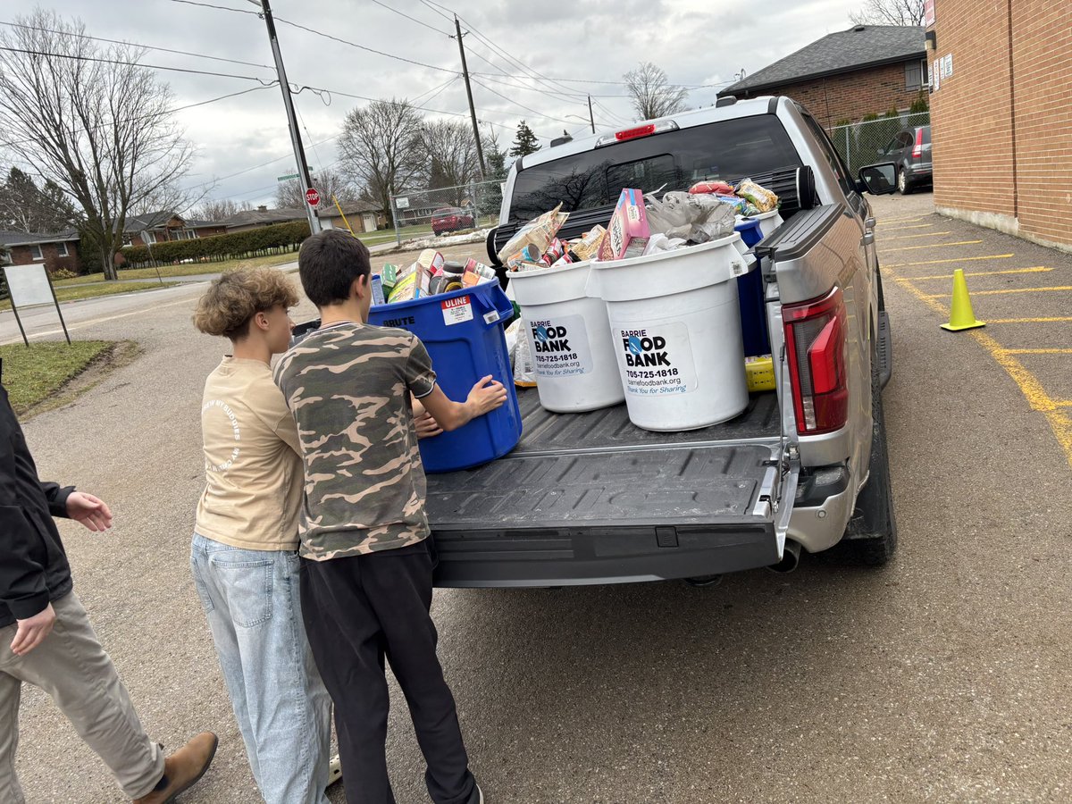 Thank you Warnica for donating 501 pounds of items for the Barrie Food Bank!