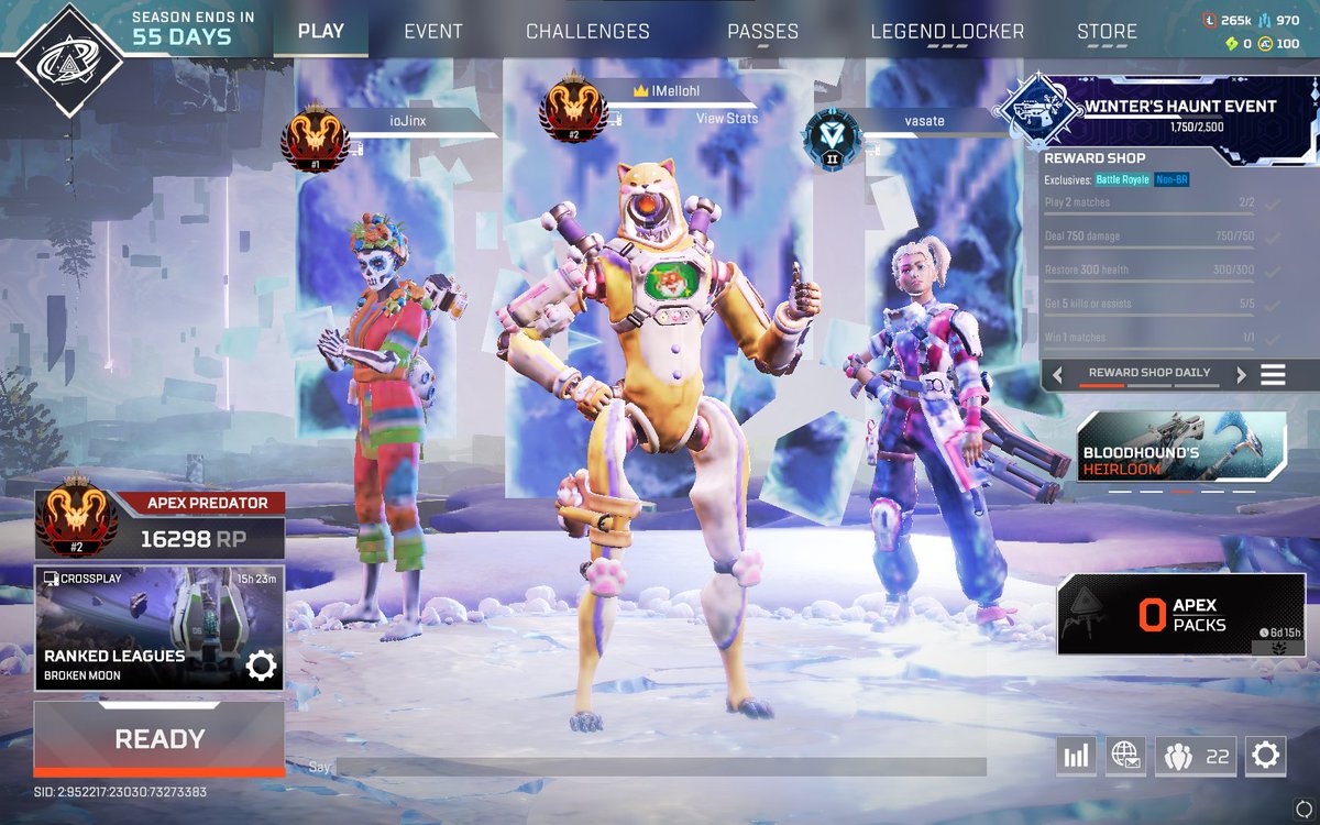 1 and 2 <a href="/PlayApex/">Apex Legends</a>