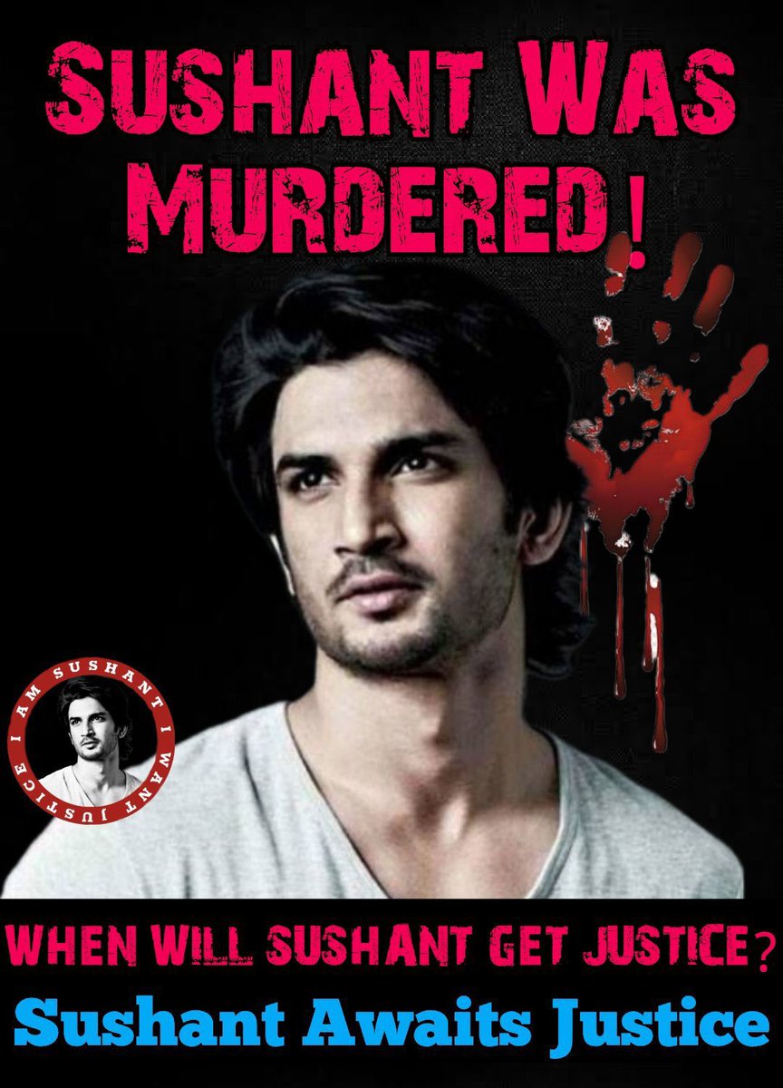 esther_joseph13's tweet photo. Only We Can Do It…

Do Not Lose Hope…

Don’t Stop Questioning!!!

@CBIHeadquarters @narcoticsbureau @dir_ed  Has To Answer Us!!

They Have To Submit The Chargesheet!!!

We Want To Know Who Kiłłed Sushant Singh Rajput!!! 

Public Pressure Key InSSRCase 

@PMOIndia @DoPTGoI @rashtrapatibhvn