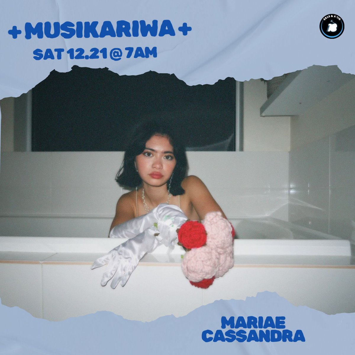 radyodisiotso's tweet photo. How about one more #Musikariwa before 2024 ends? 

Hear you there as we feature Filipino artists such as @mariaecassandra on air!

Dahil dito, #AngatAngPinoy!

https://t.co/541eHCqJ9k
12.21.2024 @ 7AM PHT https://t.co/NfaUSrFLis