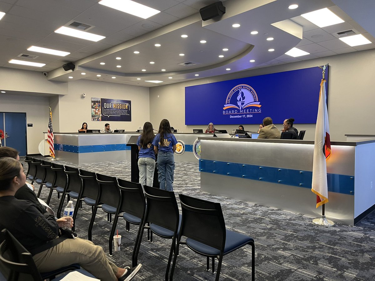TRMSRoadrunner's tweet photo. Our TRMS ASB reps gave a great activity report at our school meeting tonight! So many highlights from October and November were shared. Thank you Delilah and Angelique for your superb representation of our Roadrunners! #BAT1000 #ProudToBeVVUSD https://t.co/7kqKgWZmJy
