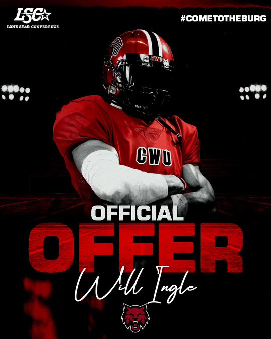 William Ingle (@william_ingle11) on Twitter photo After a good conversation with <a href="/CoachT_CWU/">Grant Torgerson</a> I am blessed to receive an offer to play football at Central Washington University! <a href="/CoachFisk/">Chris Fisk</a> <a href="/CoachRipken/">Ripken Braman</a> After a good conversation with <a href="/CoachT_CWU/">Grant Torgerson</a> I am blessed to receive an offer to play football at Central Washington University! <a href="/CoachFisk/">Chris Fisk</a> <a href="/CoachRipken/">Ripken Braman</a>