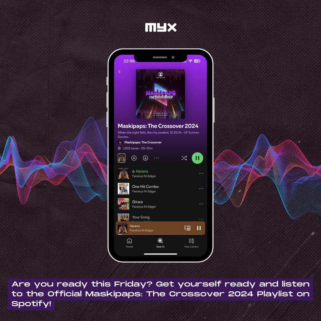 myxglobal's tweet photo. MASKIPAPS READY? π«΅
What songs are you most excited to hear live? πΆ Before Dec. 20, dive into the Maskipaps: The Crossover 2024 Playlist on Spotify to catch the vibe of UPβs biggest year-ender music festival. π€©π€
#MYX #Maskipaps2024 #MaskiCrossover https://t.co/BQLTHcgxJo