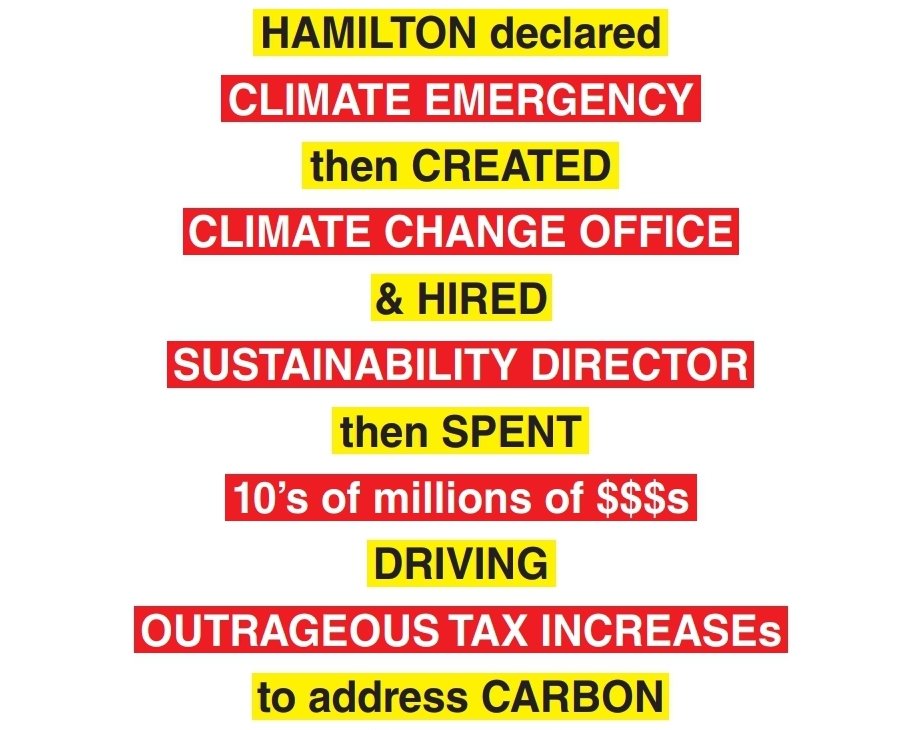 ConcernHamilton's tweet image. City can't manage your money, let alone be in the business of hiring someone to fix the climate!!!
#climatechange
Don't worry we can tax our way out of anything!
#hamiltontalks #hamont #hamiltontaxes #hamiltonnews #hamiltonpolitics #hamiltoncitycouncil #climatechangetax