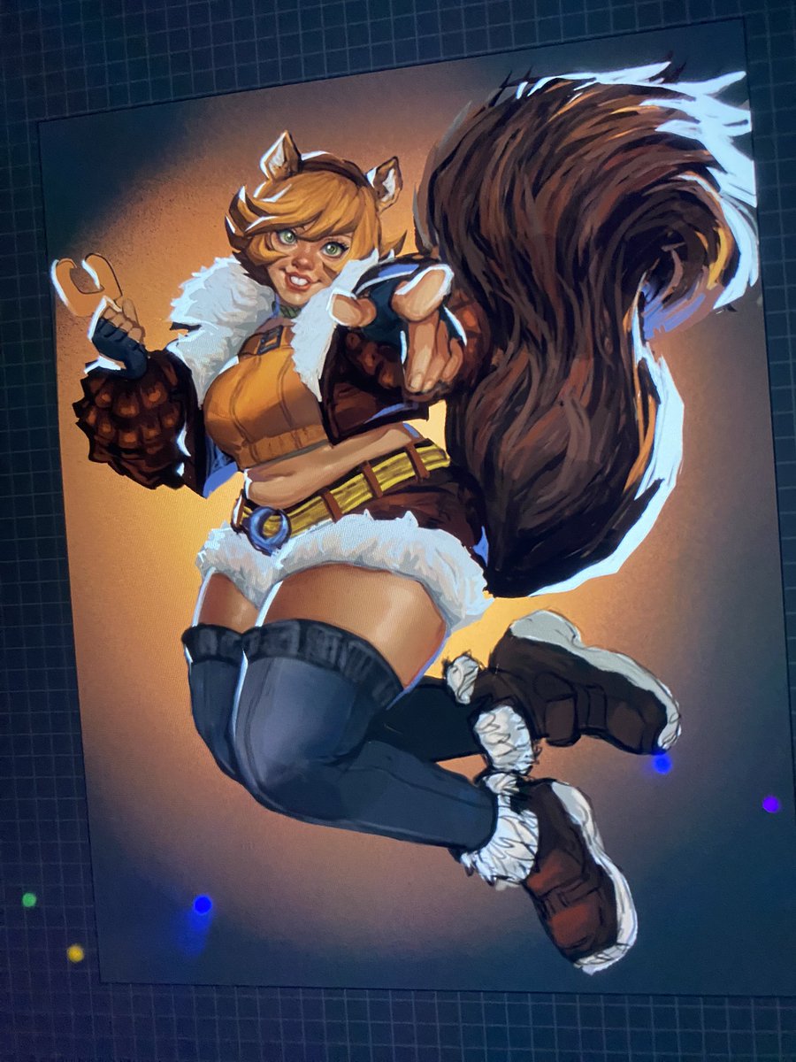 kingaza_'s tweet photo. Squirrelly girly https://t.co/rv1V6nE7d3