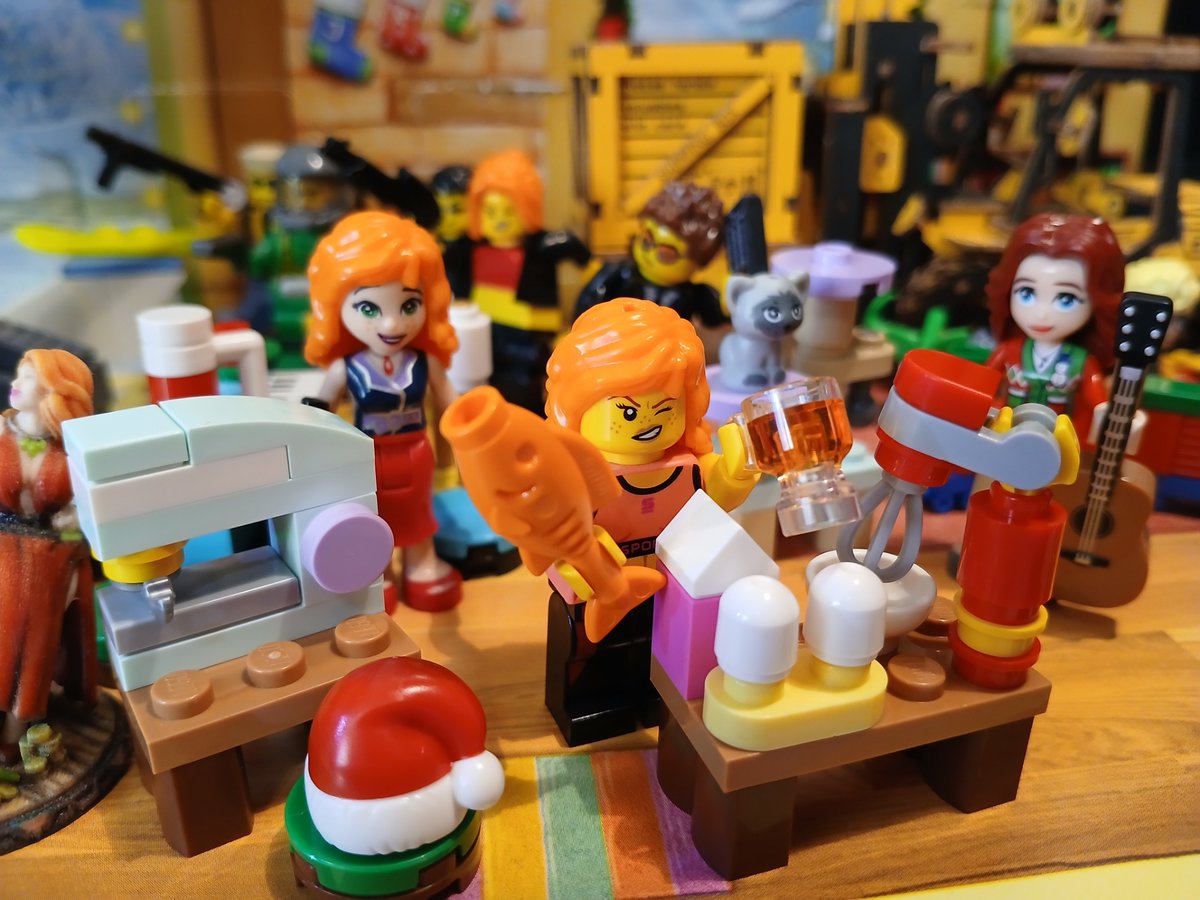 HelixVindictus's tweet photo. #LegoFriends Advent Calendar 2024, Day 17: I guess this little baking table makes me Cooking Mama Helix! I need more of these egg pieces for my Timberwolf's LRMs! #Lego #IcePlanet #MommyHelix #BattleTech #MechWarrior #FASAcorporation https://t.co/TUnKkz0gD6
