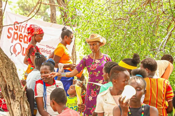jackie_naami's tweet photo. Having a very interactive session for both young indigenous adolescent  girls and parents present on Day 1 of the Girls Mentorship and Leadership Forum is very important. It creates a strong sense of community, understanding, and shared responsibility.@JaneMeriwas @SamburuWtrust https://t.co/e6J3VoiUtX