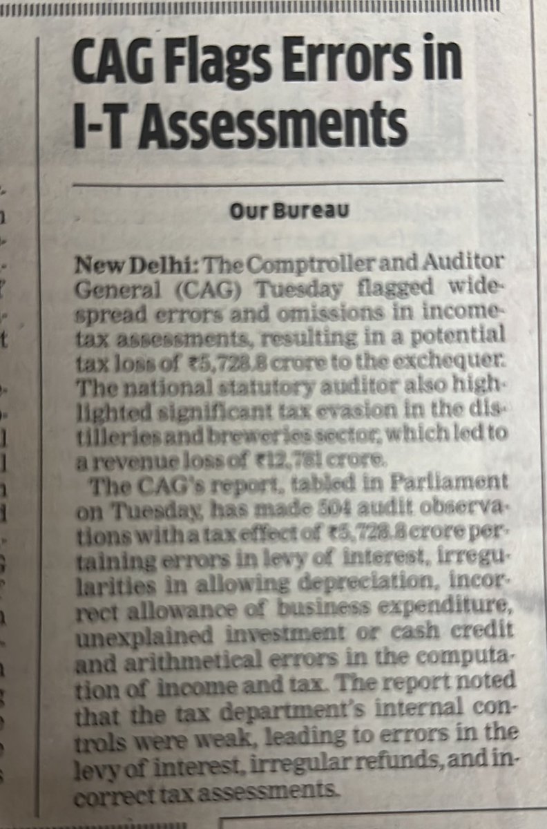 Basappamv's tweet photo. Faceless assessment slipped into high level bribery channels .
100 of  officers of NFAC under scanner of ED.
in your cases, whatever proof you give, they never consider your contentions and passes orders without application of mind https://t.co/2oD1VY0dk4