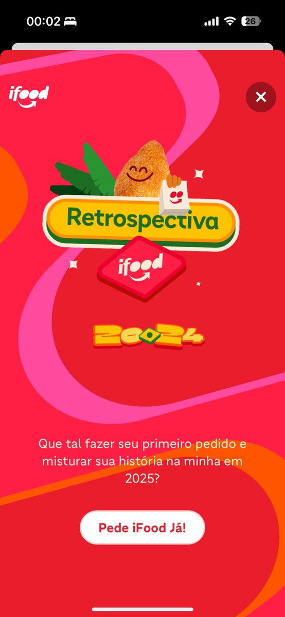 budriamanda's tweet photo. @iFood fiz um milhão de pedidos no ifood esse ano e não tenho direito a nenhuma retrospective !! desumano https://t.co/78htfbQ3qO