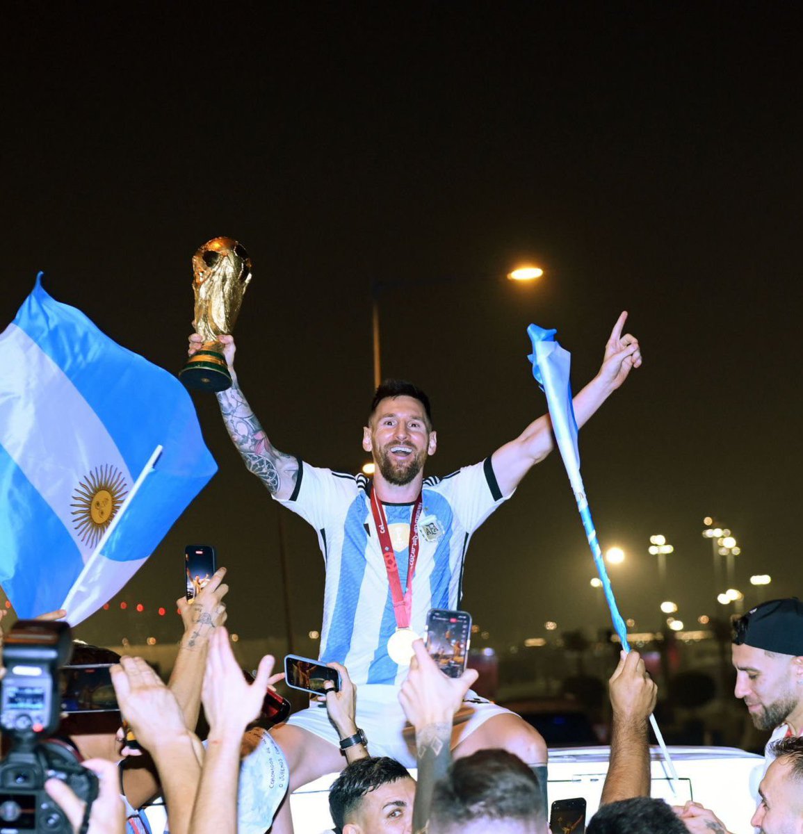La felicidad que tenía el tipo.