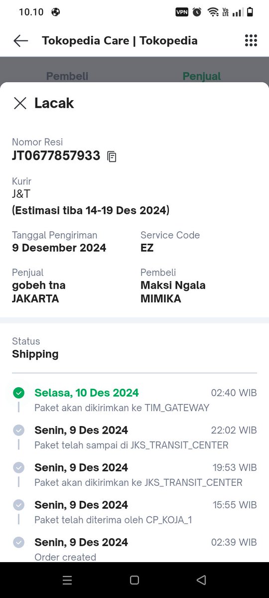 antokentut's tweet photo. 9 hari paket ga gerak gerak
@jntexpressid kenapa sih ??? https://t.co/KJiGdnbeDO