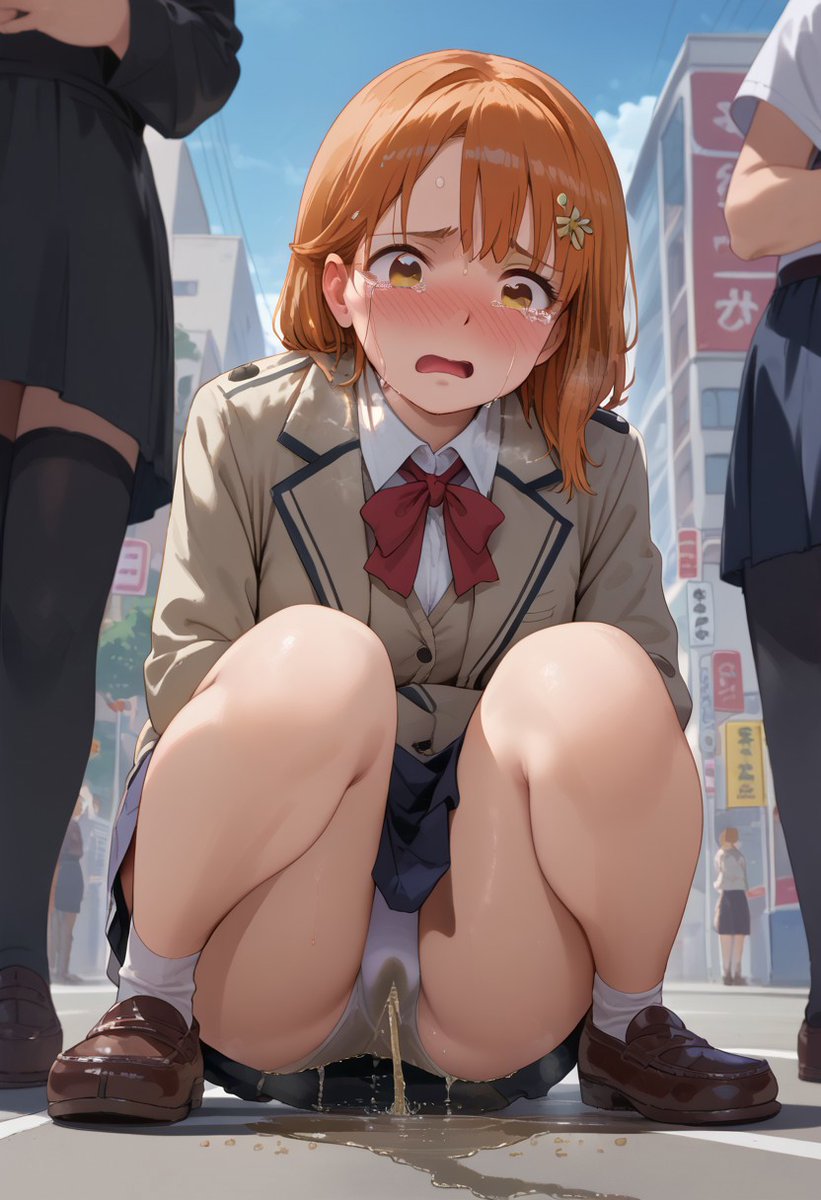 Omorashi_Puddle's tweet photo. 制服おもらしちゃん https://t.co/czD2pkEr8I