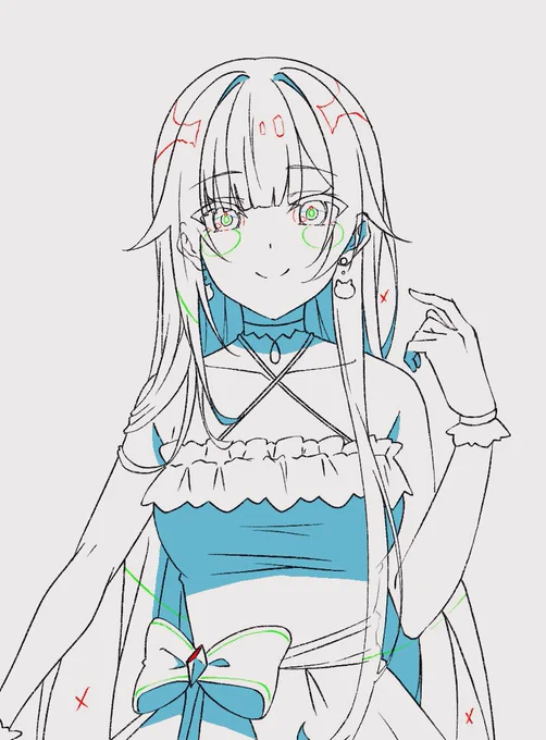 んおぎだああああああねむすぎる 今日もがんばる ポニ子が伸び伸びしていたありがとうございます(';ω;`) 今日は!!久々にぶいすぽらくがきたち〜