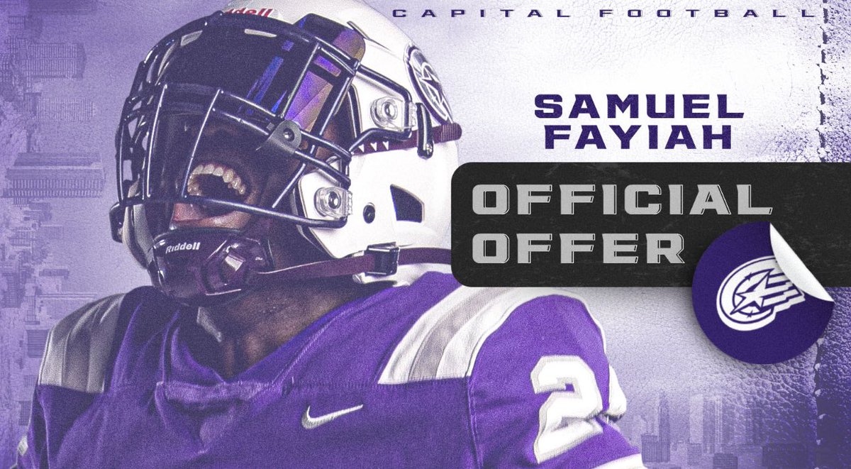 Samuel “samsam” Fayiah 🇱🇷 (@samuelfayiah28) on Twitter photo Very BLESSED & HIGHLY FAVORED to have received my FIRST offer from Capital University <a href="/Coachcalexander/">Charles Alexander</a> <a href="/Coach_Owens5/">Radarius Owens (Coach 🅾️)</a> <a href="/CoachJudie5372/">Coach Judie</a> <a href="/CoachColvin7/">Andrew Colvin</a> <a href="/Q_gale7/">UD😤 B.s. M.eD</a> Very BLESSED & HIGHLY FAVORED to have received my FIRST offer from Capital University <a href="/Coachcalexander/">Charles Alexander</a> <a href="/Coach_Owens5/">Radarius Owens (Coach 🅾️)</a> <a href="/CoachJudie5372/">Coach Judie</a> <a href="/CoachColvin7/">Andrew Colvin</a> <a href="/Q_gale7/">UD😤 B.s. M.eD</a>