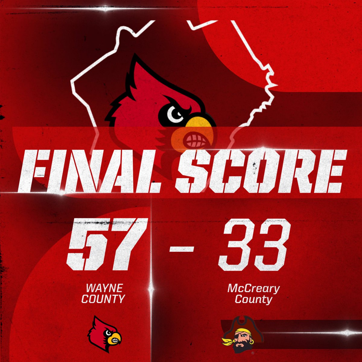Lady Cards get the district win.