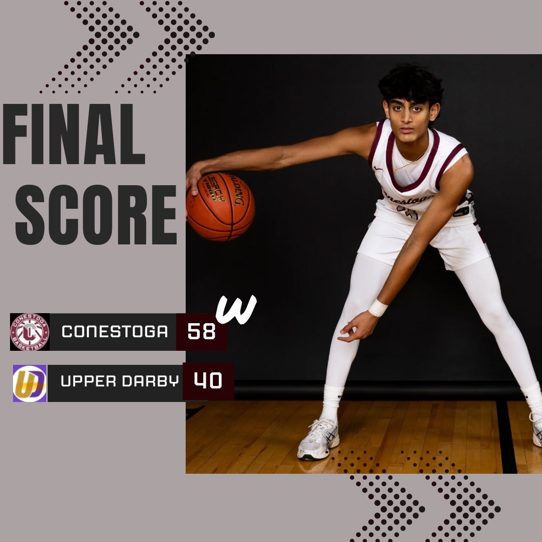 ‼️Stoga (5-1) beats Upper Darby 58-40‼️

Sam Gibbs 15
Cory Hogan 12
Shane O'Brien 11
Rowan Miller 10
Sunny Tummala 6
Luke Hunter 4