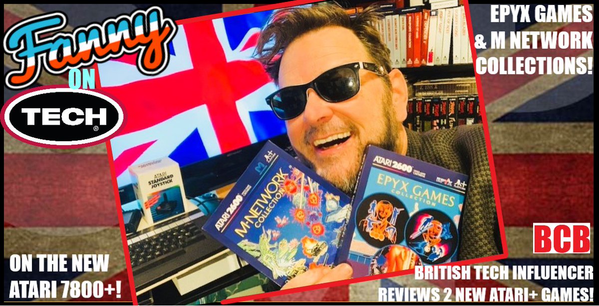 ballistikcoffee's tweet photo. WED on #BCB! Its another takeover! This time, it's #FannyOnTech, former #UK #childactor &amp; now a #tech enthusiast &amp; host! He fills in 2 unbox the NEW #Atari #MNetwork #Games &amp; #EPYX Games Collections! This incl. a ton of content! 10a MST! Its a hoot! Click: https://t.co/pMXpwSGx3J https://t.co/aZKzGNNKSy
