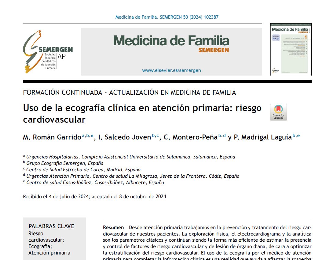 📖 #EcoReview #GTEcoSemergen
elsevier.es/es-revista-med…

#ultrasound #formacion #atencionprimaria #paciente