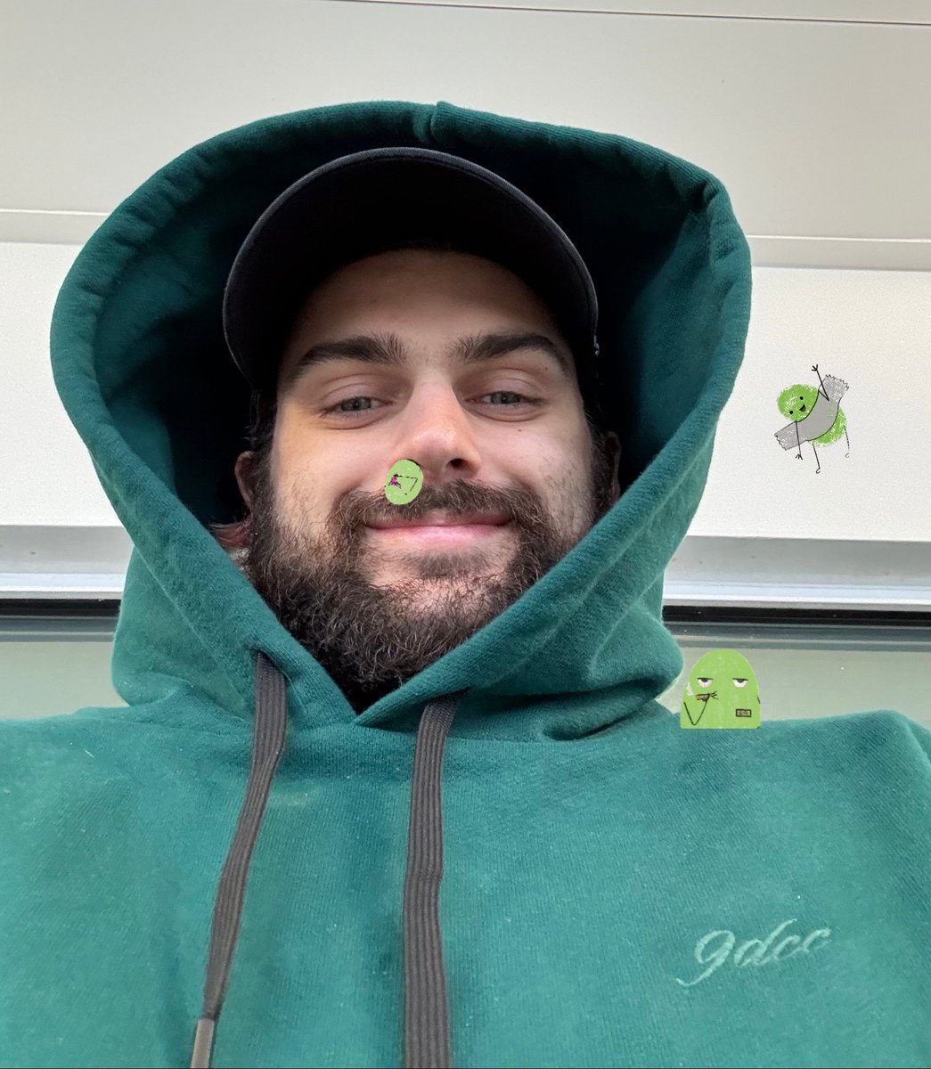 Day 1 selfie you got $goob in your nose <a href="/SolJakey/">Jakey</a> 😁💚