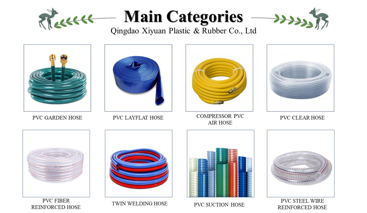 xiyuanflex's tweet photo. We are the leading Manufacturer and Exporter of All types of PVC Hoses &amp; Fittings for almost 20years, passed ISO 9001 certificated.
We focus on wholesale and customize, aiming to meet the needs of different customers, look forward to achieve win-win situation with all clients. https://t.co/8vDp4CYUhi
