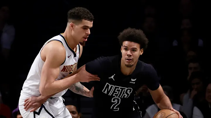 JeriTsaiNets's tweet photo. "Any big trade would likely involve Porter, according to league sources." 

Why a Michael Porter Jr and Cam Johnson swap make sense for both teams? 

Each player are producing identical productions this season. 18.5ppg 

Nets get a slightly younger player and Nuggets get a much needed floor spacer w. CJ shooting at 43%.

MPJ to Nets, Cam Johnson to Nuggets could work:

Nuggets get some Apron relief & Johnson's 43% from three this season could is a significant boost for the Nuggets, providing another reliable floor spacer around Jokić.

Cam Johnson $12.5m less than MPJ.

Nets gain a young star in MPJ with potential for growth fast tracking rebuild.
Both teams address needs: Denver needs spacing, BK needs a younger upcoming star. 

#NetsWorld