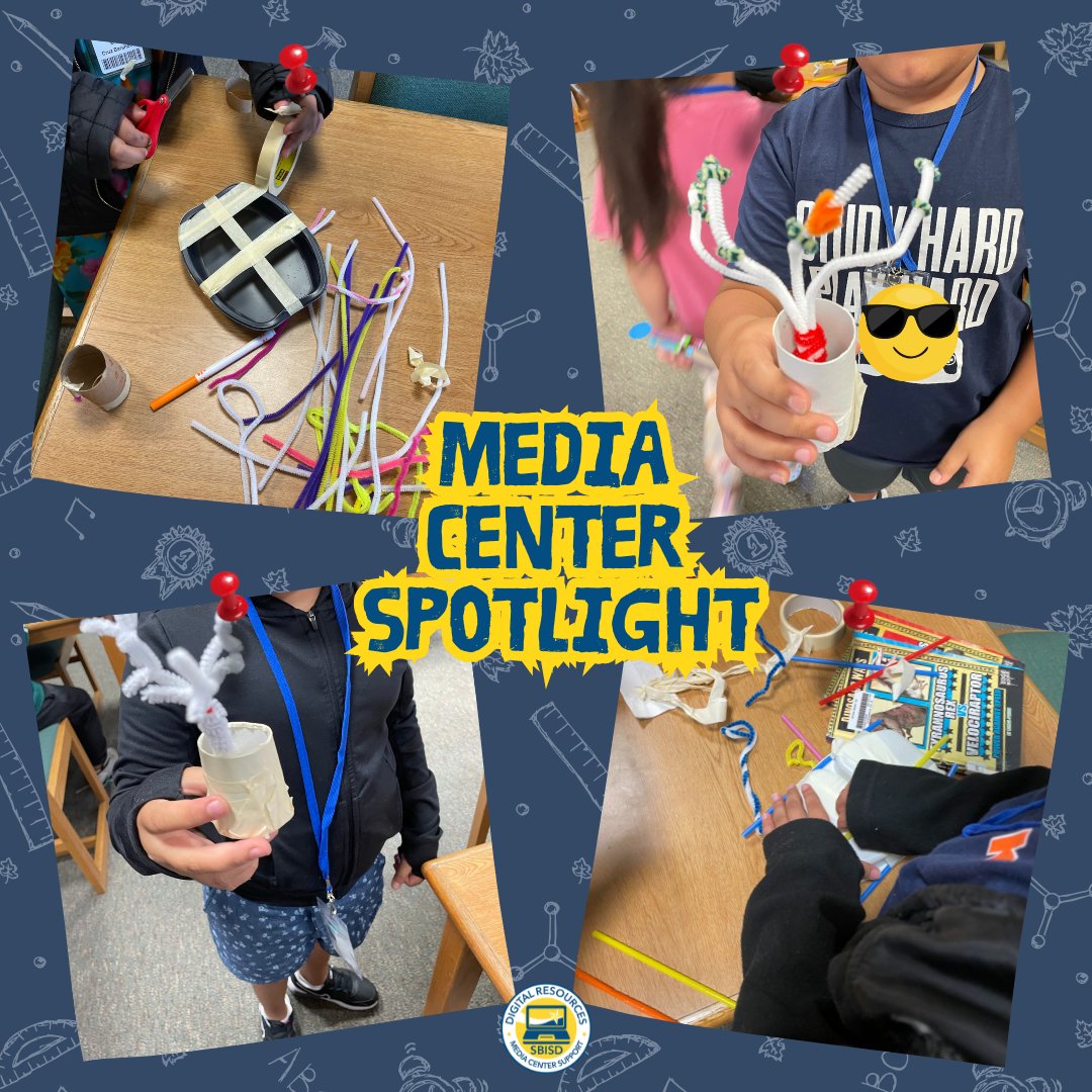 Digital Resources & Media Centers Support (@sbisd_drmcs) on Twitter photo 📢Media Center Spotlight: Check out the creativity <a href="/TerraceElem/">Terrace Elementary (TCE - SBISD)</a> students made trees, boats, and walnut collectors using recycled materials to celebrate #NationalSTEMday <a href="/1hightechteach/">1hightechteacher M.Ed.</a> and Beth! Keep up the great work! #SBISDDrmcs 📢Media Center Spotlight: Check out the creativity <a href="/TerraceElem/">Terrace Elementary (TCE - SBISD)</a> students made trees, boats, and walnut collectors using recycled materials to celebrate #NationalSTEMday <a href="/1hightechteach/">1hightechteacher M.Ed.</a> and Beth! Keep up the great work! #SBISDDrmcs