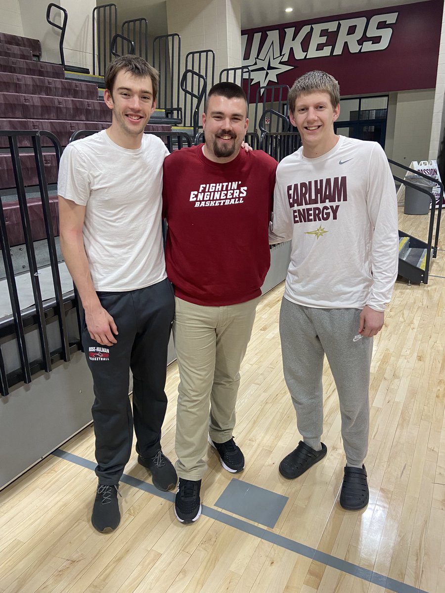 Matt McGowen (@coach_mcgowen) on Twitter photo Great night of basketball! π
Got to see a former Patriot, <a href="/derrek_atkinson/">Derrek Atkinson</a> play for Earlham.
Also, got to see a <a href="/RoseHulmanHoops/">Rose-Hulman Basketball</a> win! β
πππ₯ Great night of basketball! π
Got to see a former Patriot, <a href="/derrek_atkinson/">Derrek Atkinson</a> play for Earlham.
Also, got to see a <a href="/RoseHulmanHoops/">Rose-Hulman Basketball</a> win! β
πππ₯