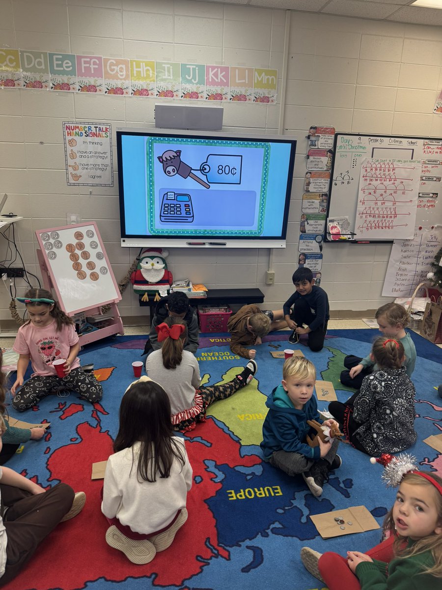 Christmas shopping using dimes and pennies. <a href="/cullmanprimary/">Cullman City Primary</a>