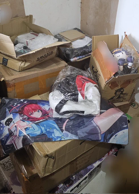 Idk at what point it happened but nowadays I got more merch than I have room to display them  