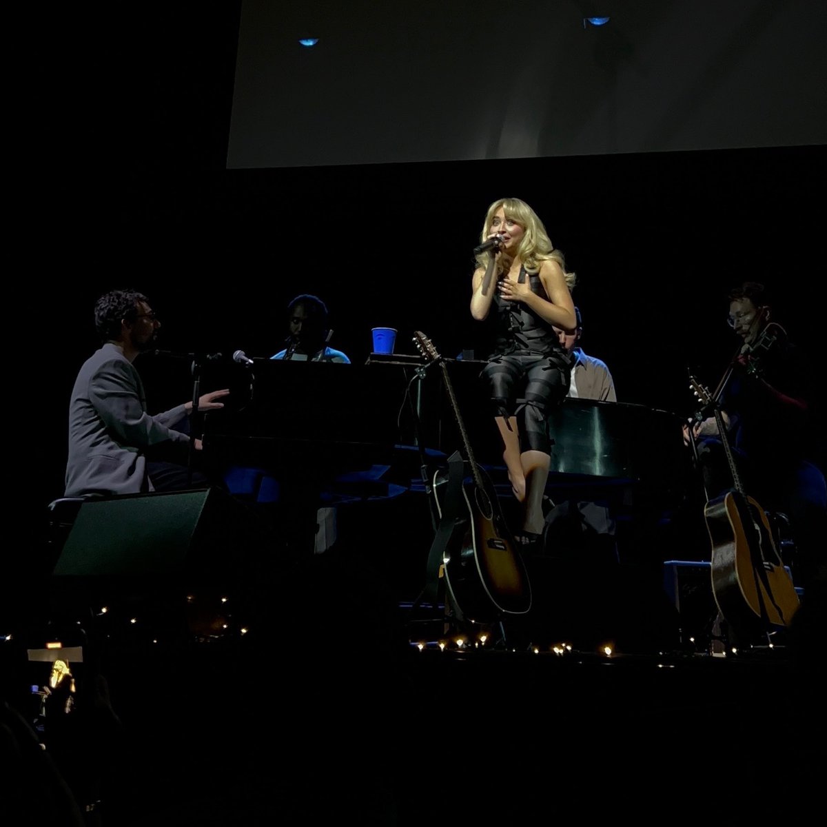 concertleaks's tweet photo. Sabrina Carpenter performed Please Please Please and Slim Pickins tonight at The Ally Coalition Talent show in NYC! https://t.co/olpGzyH90A