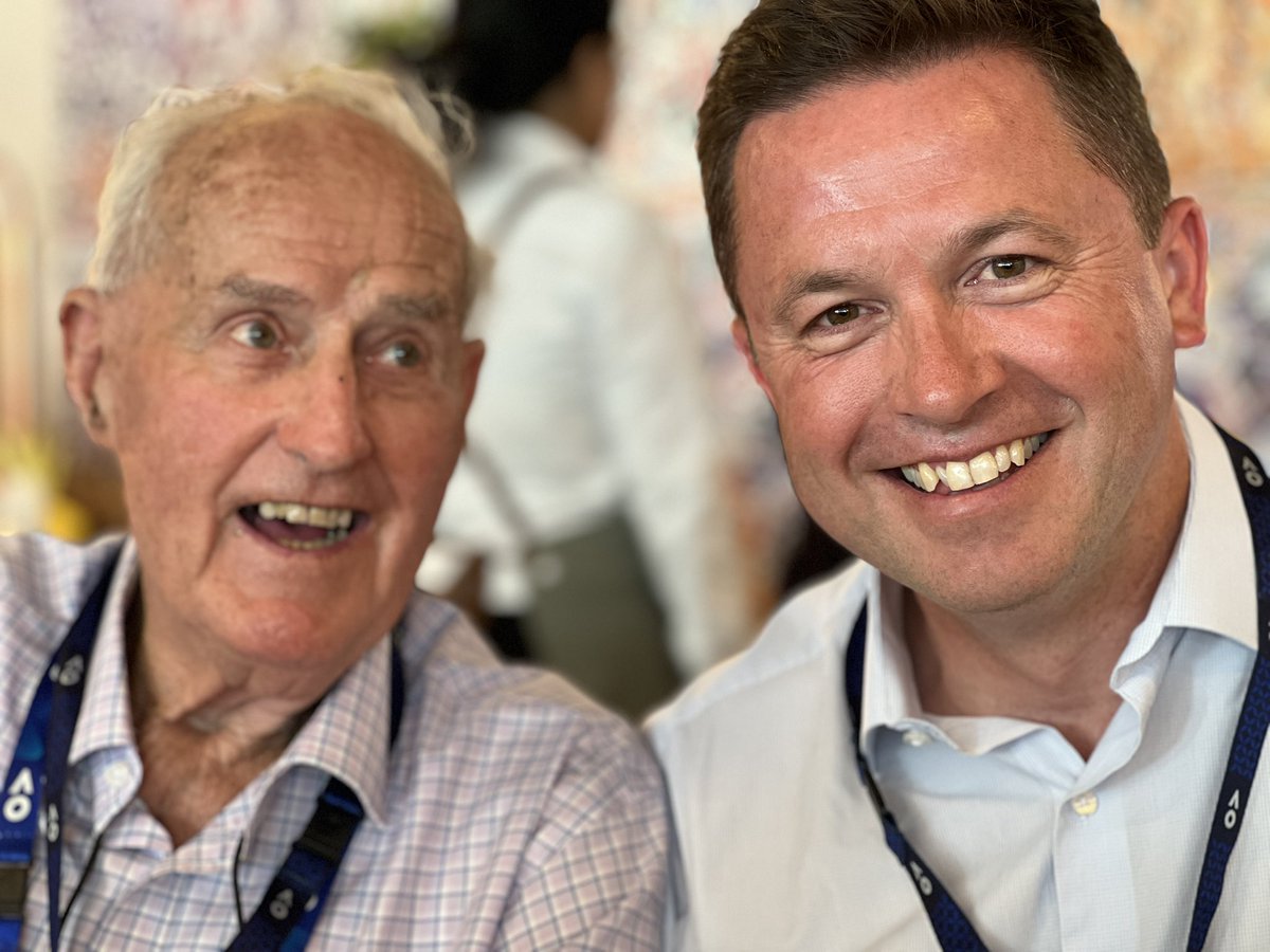 Victorians came together to celebrate the life of Neale Fraser AO MBE. There were individual honours - Wimbledon Singles Champ 1960 &amp; US Singles Champ 1959-60. He loved representing his country as Australia’s Davis Cup Team Captain for 24 years. An inspiring yet humble champion.