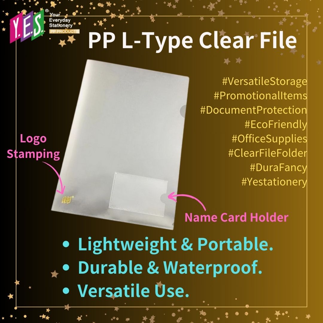 AmyChang131419's tweet image. 🌟Protect Your Documents with Style! 🌟
PP L-Type #ClearFileFolder – the ultimate solution for #DocumentProtection!
💠Lightweight &amp;amp; Portable.
💠#Durable &amp;amp; #Waterproof.
💠Versatile Use.
#EcoFriendly #OfficeSupplies #VersatileStorage #PromotionalItems #DuraFancy #Yestationery