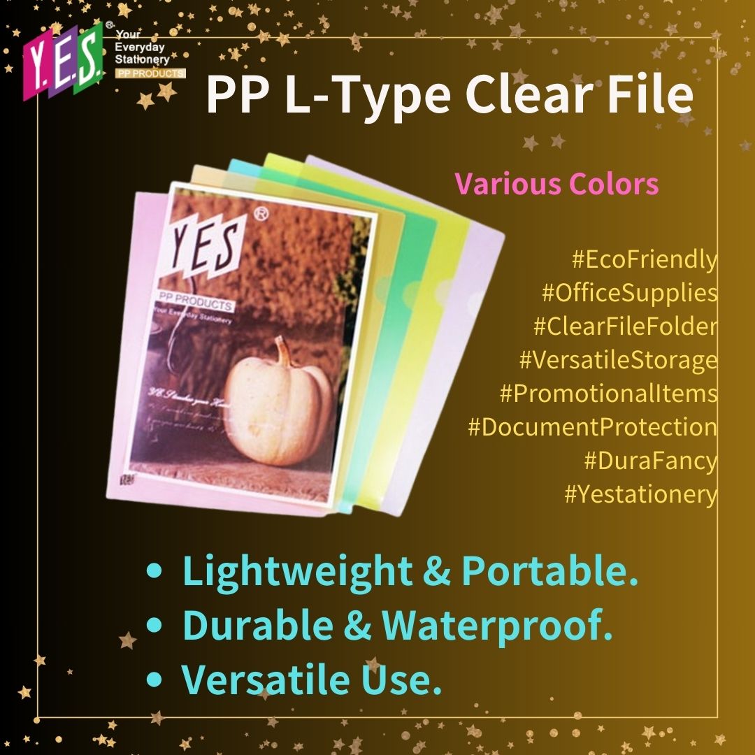 AmyChang131419's tweet image. 🌟Protect Your Documents with Style! 🌟
PP L-Type #ClearFileFolder – the ultimate solution for #DocumentProtection!
💠Lightweight &amp;amp; Portable.
💠#Durable &amp;amp; #Waterproof.
💠Versatile Use.
#EcoFriendly #OfficeSupplies #VersatileStorage #PromotionalItems #DuraFancy #Yestationery