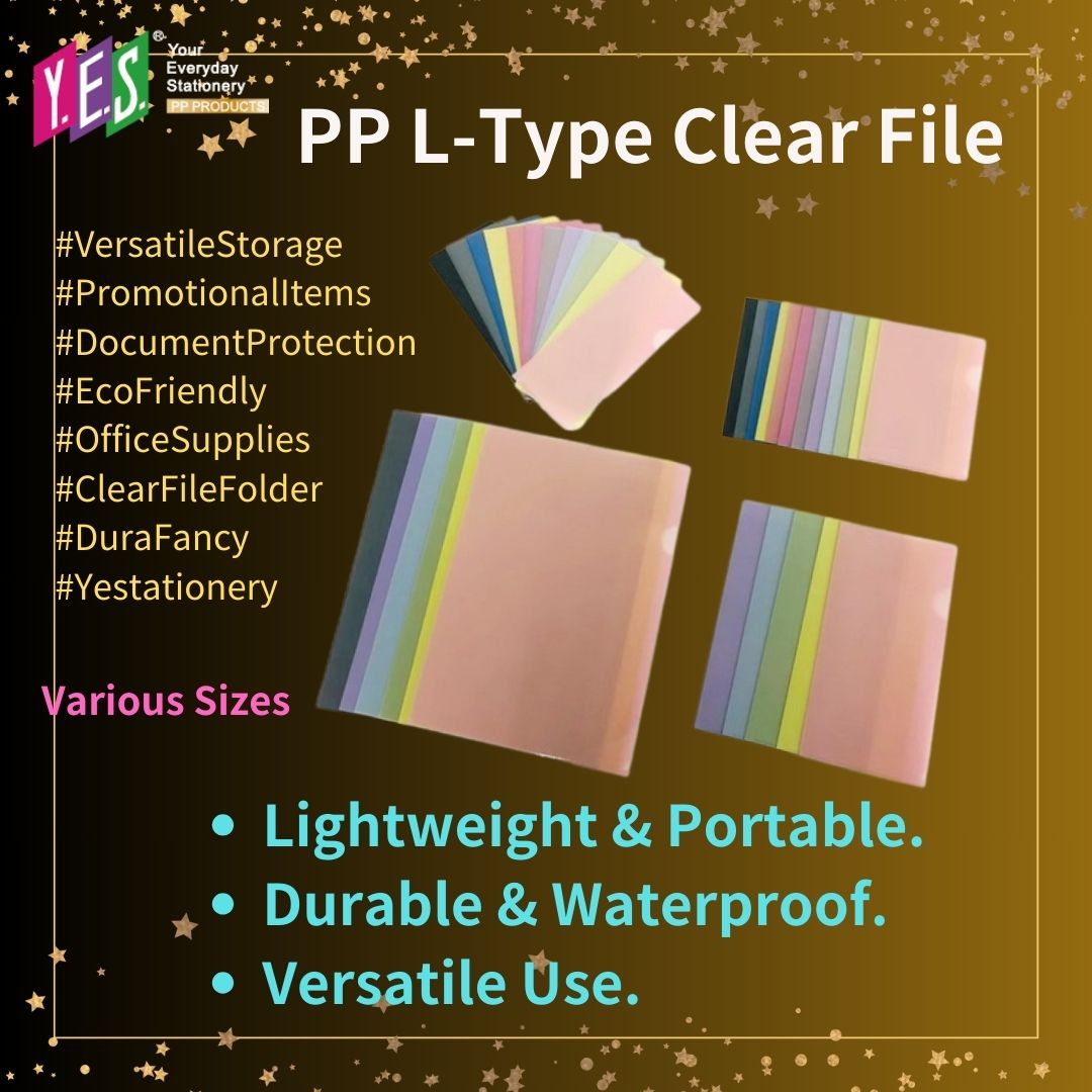 AmyChang131419's tweet image. 🌟Protect Your Documents with Style! 🌟
PP L-Type #ClearFileFolder – the ultimate solution for #DocumentProtection!
💠Lightweight &amp;amp; Portable.
💠#Durable &amp;amp; #Waterproof.
💠Versatile Use.
#EcoFriendly #OfficeSupplies #VersatileStorage #PromotionalItems #DuraFancy #Yestationery